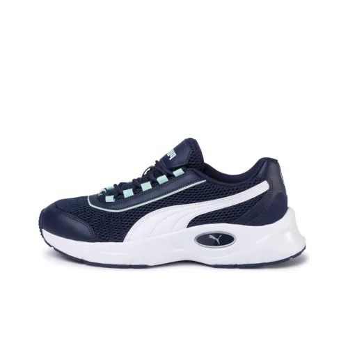 PUMA Nucleus Амортизация и Дышащий Низкий Топ Беговые кроссовки Унисекс Морской синий