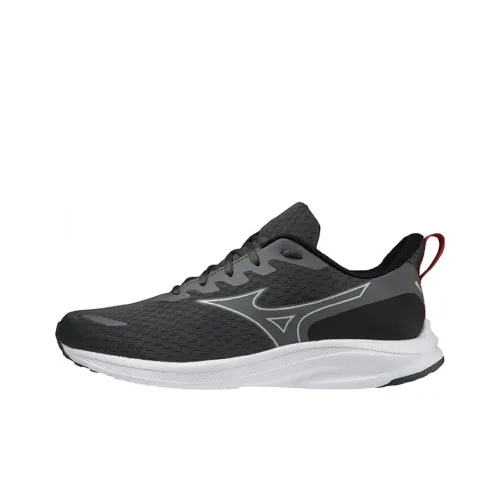 Mizuno Esperunzer Slip-resistant Abrasion-resistant Breathable Low-Top Running Shoes Men's Black Мицубо Эсперунцер Slip-resistant Abrasion-resistant Дышащие Низкие Кроссовки для Бега Мужские Черные