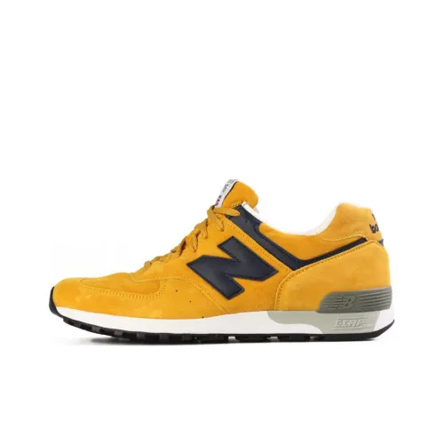 New Balance NB 576 Low Топ Марафон Беговые кроссовки Мужской Желтый MADE In UK