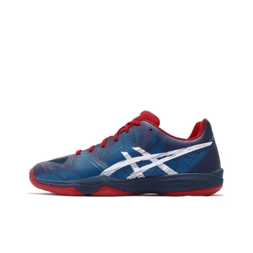 Asics Гель Fastball Low Топ Беговые кроссовки Женские Сине-белый
