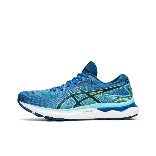 Asics Gel Nimbus 24 Low Топ Беговые кроссовки Мужские Синие