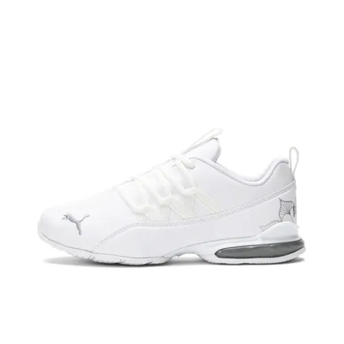 PUMA Prowl Slip Resistant Abrasion Resistant Низкий Топ Беговые кроссовки Женские Белые