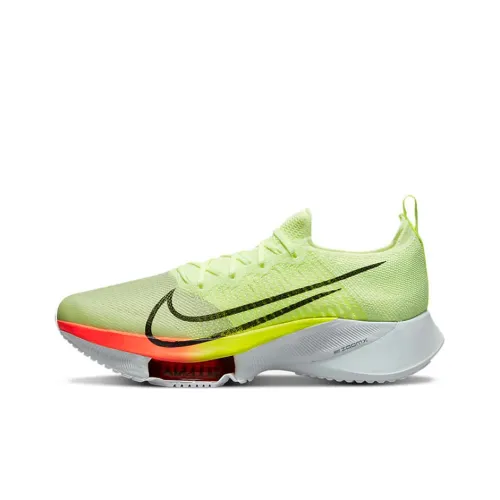 Nike Air Zoom Tempo Next% Low Топ Тренировочные Беговые Кроссовки Мужские Неоновый Зеленый