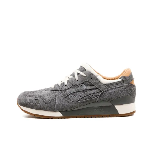 Packer Обувь X J.Crew x Asics Gel Lyte 3 Low Топ Беговые кроссовки Мужской Графитовый серый