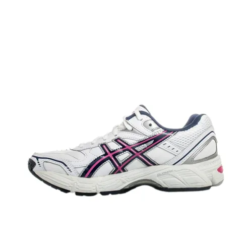 Asics Гель 180TR Low Топ Беговые кроссовки Женские Белые Розовые D Ширина