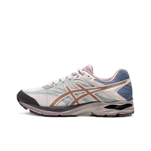 Asics Gel FLUX 4 Low Топ Беговые кроссовки Мужские Розовые Коричневые