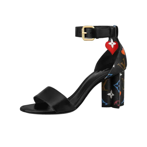 LOUIS VUITTON Silhouette Sandals Женские Черные