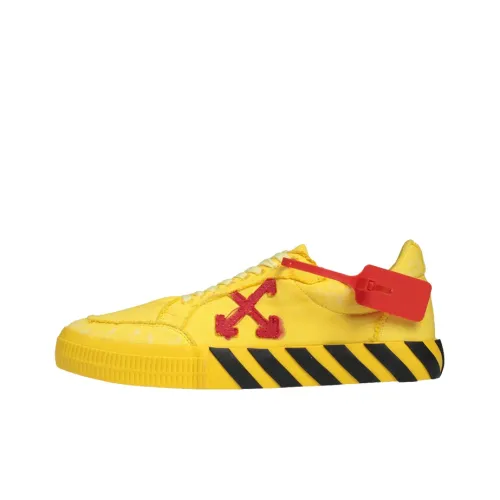 OFF Белый Vulcanized Low Top Кеды Мужские
