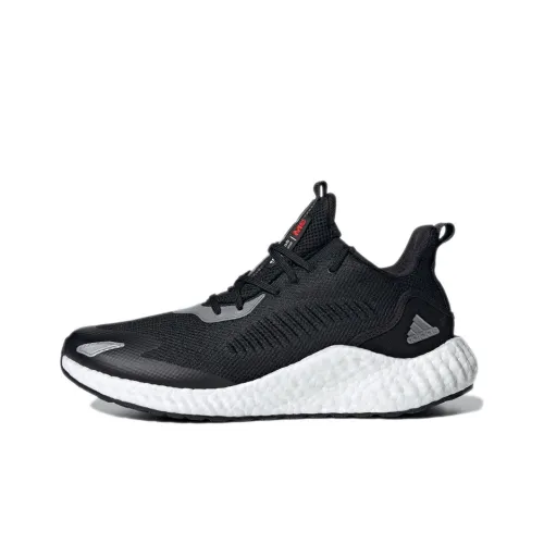 adidas Alphaboost Slip-resistant Abrasion-resistant Low Top Casual Running Shoes Unisex Black adidas Alphaboost Противоскользящий устойчивый к истиранию низкий топ повседневная обувь для бега унисекс черный