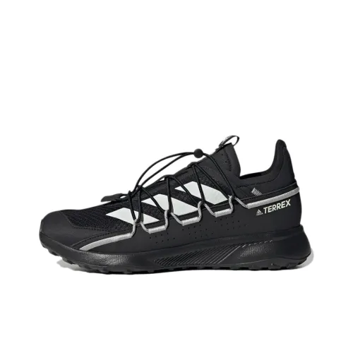 Adidas VOYAGER 21 Travel Slip-on Resistant Abrasion Resistant Breathable Low-Top Streetwear Men's Black White