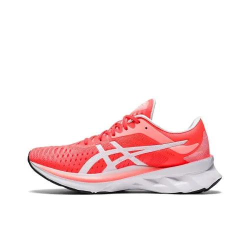 Asics Novablast Tokyo Low Top Беговые кроссовки Женские Красный Белый