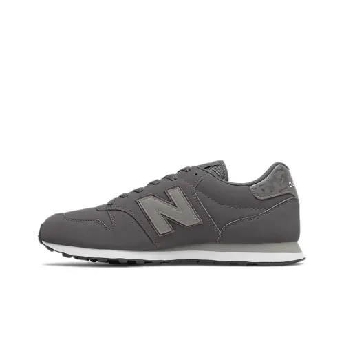New Balance NB 500 Low Топ Беговые кроссовки Мужской Графитовый серый