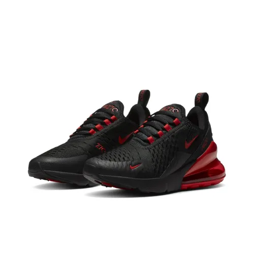 Nike Air Max 270 Low Беговые кроссовки Мужские Черные Красные