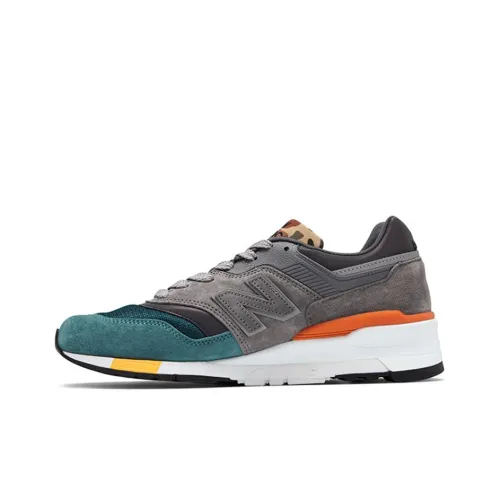 New Balance NB 997 Low Топ Беговые кроссовки Мужские Зеленые Серые Сделано в США