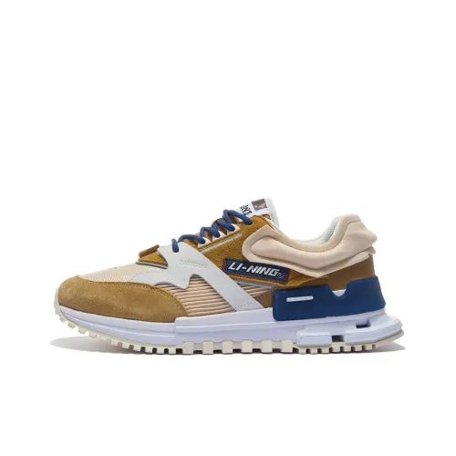 LINING 001 Инновация Амортизаторы Противоскользящие Устойчивые к износу Низкий Топ Повседневный Мужской Кость Коричневый