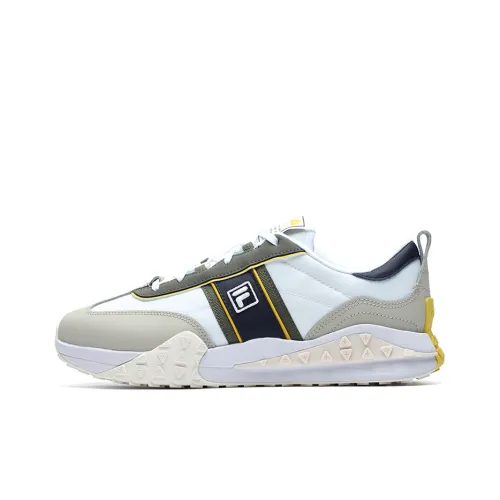 FILA Кирпич Низкий Топ Повседневный Мужской Белый Шампанский