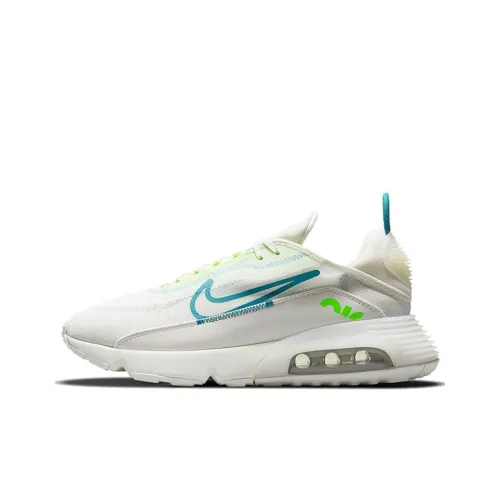 Nike Air Max 2090 Low Топ Воздух Ma Беговые кроссовки Мужской Белый синий зеленый
