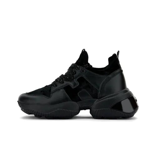 HOGAN Interaction Low Топ Повседневная обувь Женская Черная