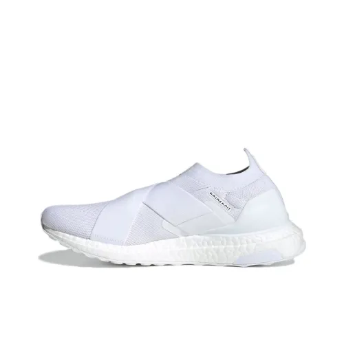 Adidas ULT Устойчивый к истиранию Дышащий Низкий Топ Марафон Беговые кроссовки Женские Белые