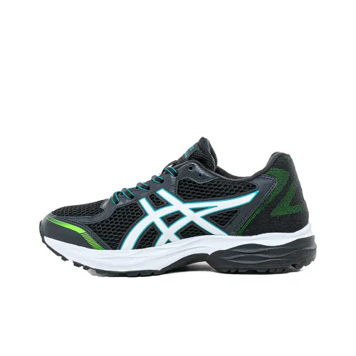 Asics Gel Nagoya 2 Устойчивые к истиранию Низкие Кроссовки для Бега Мужские Черные Синие