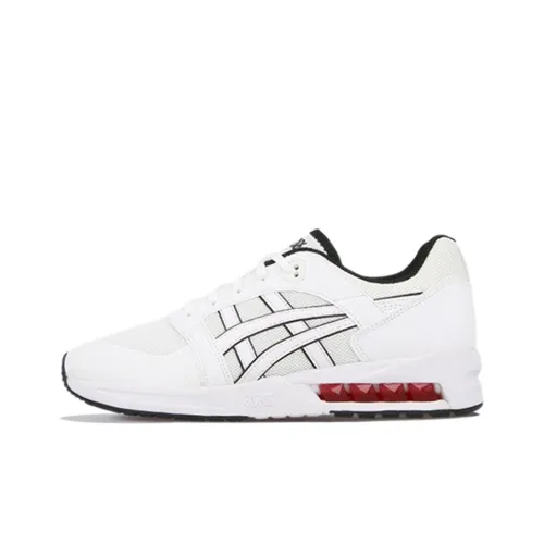 Asics Гель SAGA Sou Дышащий Низкий Топ Беговые кроссовки Мужские Белый Черный