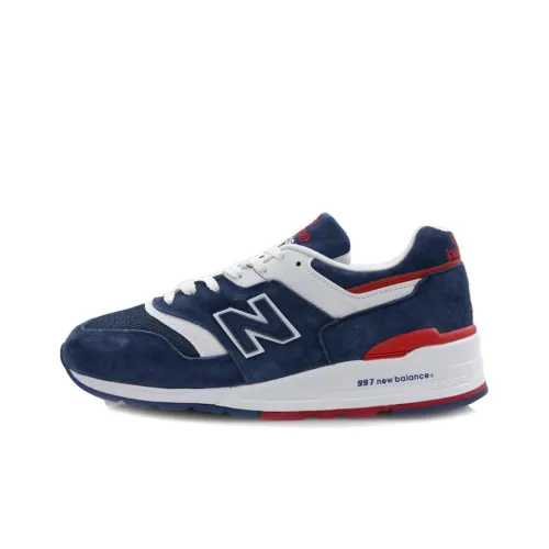 New Balance NB 997 Low Топ Беговые кроссовки Унисекс Синий Серый Красный