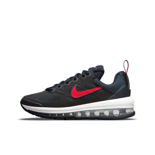 Nike Air Max Genome Low Беговые кроссовки Женские Черный Синий Красный