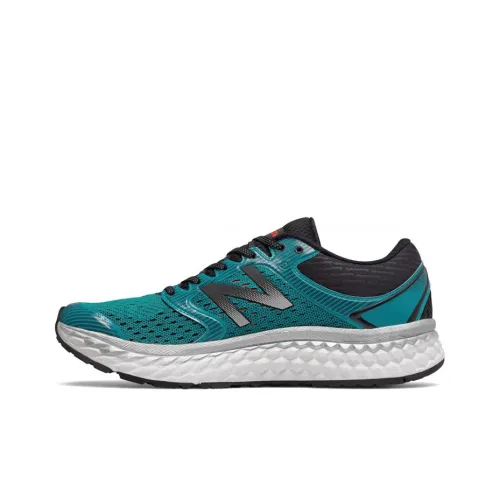 New Balance NB Свежий Пена 1080 V7 Свежий Foamv7 Низкий Топ Беговые кроссовки Мужские Рыбы Зеленый