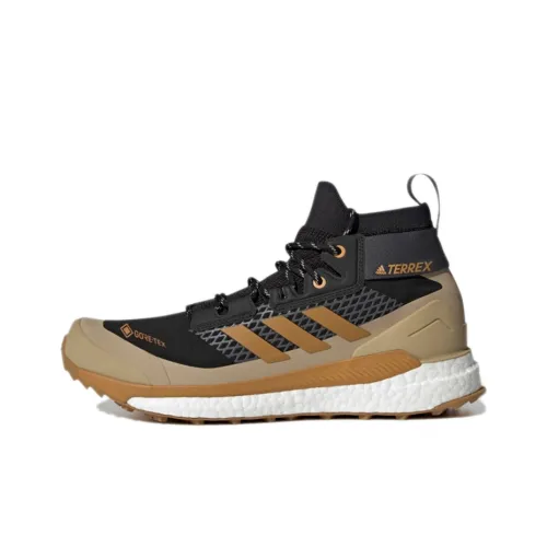 adidas Terrex FREE HIKER GT Противоскользящий устойчивый к истиранию высокий топ уличная обувь для мужчин черный коричневый