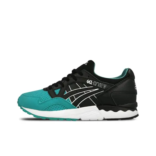 Asics Gel Lyte 5 V Low Топ Беговые кроссовки Унисекс Синий Черный Пэчворк