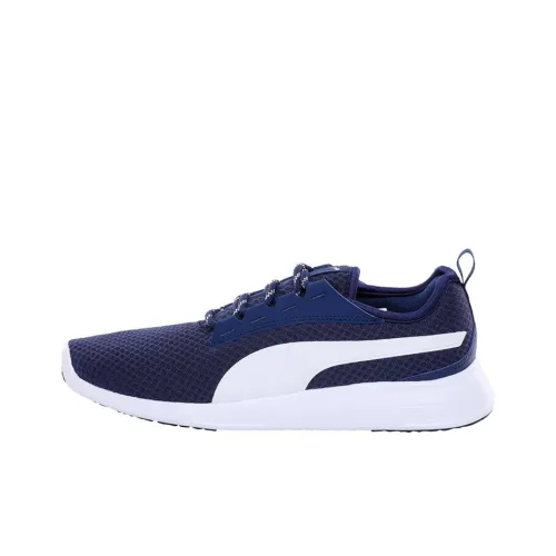 PUMA ST Trainer Evo v2 IDP Амортизаторы Шок-абсорбирующие Противоскользящие Устойчивые к истиранию Низкий Топ Беговые кроссовки Унисекс Темно-синий