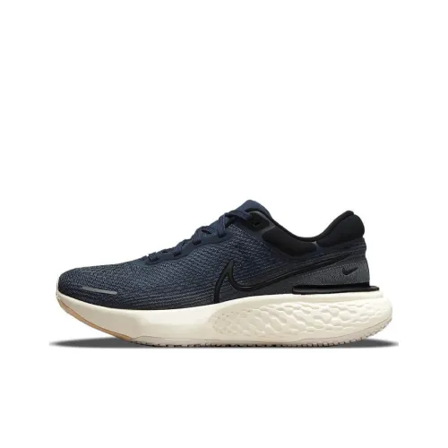 Nike Invincible Run 1 Амортизаторы Шок Устойчивость к Износу Низкий Топ Марафон Беговые кроссовки Мужской Синий