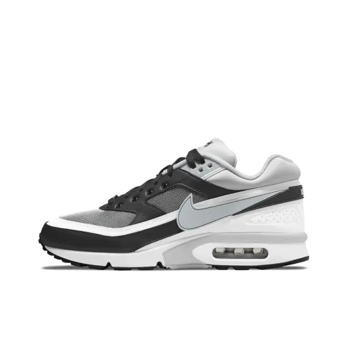 Nike Air Max BW Low Топ Air Cushion Беговые кроссовки Мужские Серый Белый Черный