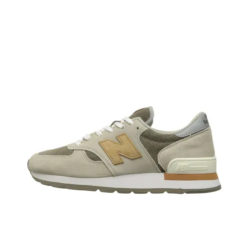 New Balance NB 990 Low Топ Беговые кроссовки Мужской Хаки