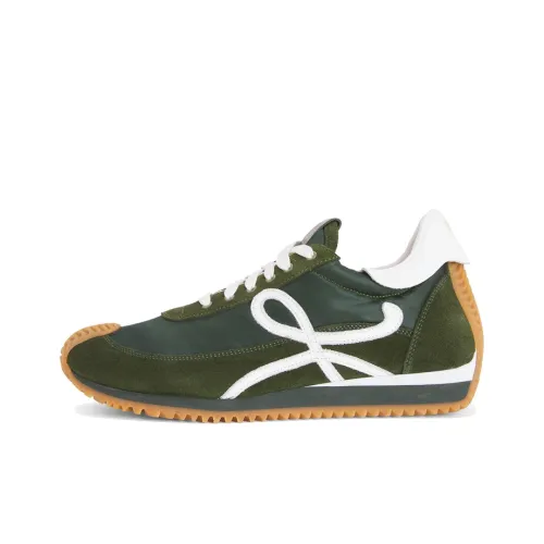 LOEWE Flow Runner Амортизация Износостойкий Низкий Топ Повседневная Обувь Женская Лесной Зеленый