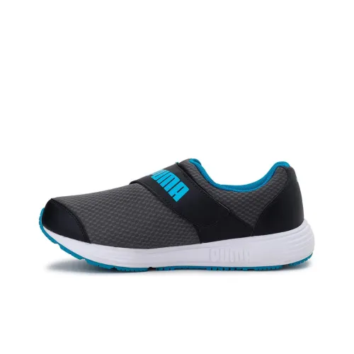 PUMA Reef Slip On Idp противоскользящие и устойчивые к истиранию низкие беговые кроссовки для мужчин серо-голубые