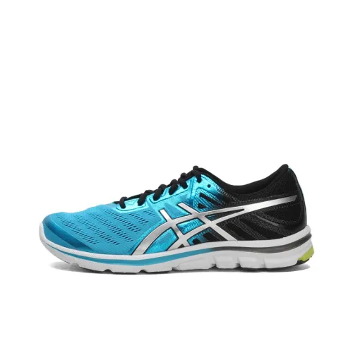 Asics Gel Electro33 Low Топ Беговые кроссовки Мужские Черный Небесно-голубой
