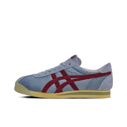 Onitsuka Tiger CORSAIR Vin Противоскользящий Низкий Топ Повседневная Обувь Унисекс Серый Красный
