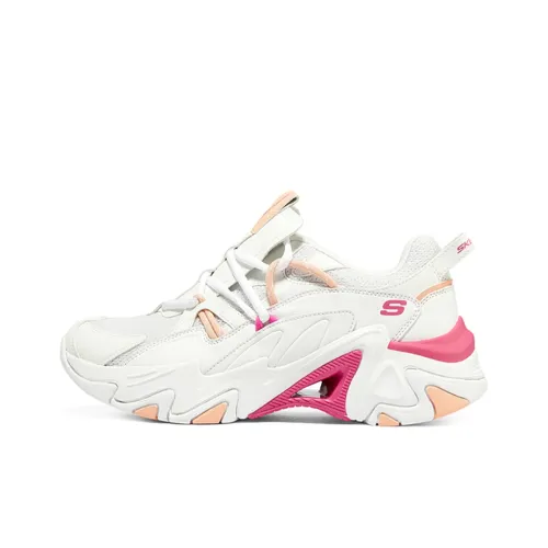 Skechers Stamina V3 Low Топ Кэжуал Женские Белый Розовый