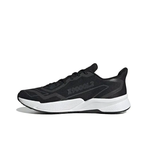 Adidas X9000l2 Slip-Resistant и Дышащий Низкий Топ Марафон Беговые кроссовки Мужской Черный