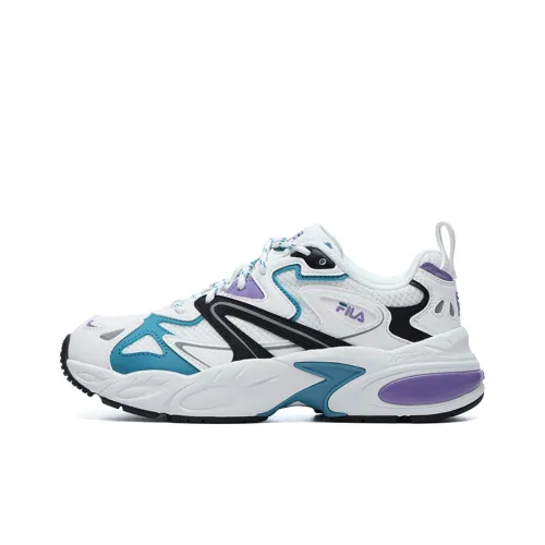 FILA Dolphin Low Top Беговые кроссовки Женские Белые Фиолетовые