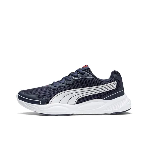 PUMA 90s Runner NU Wave Low Топ Беговые кроссовки Мужские Синий Белый