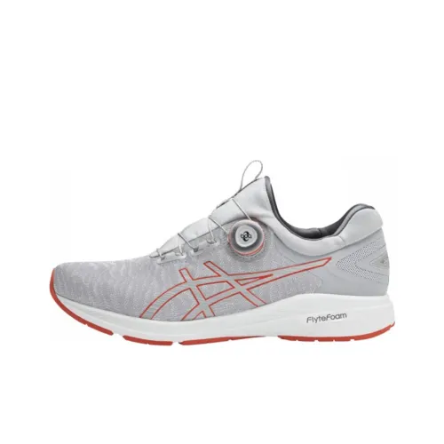 Asics Dynamis Износостойкий и Водонепроницаемый Низкий Топ Беговые кроссовки Мужские Серый Оранжевый