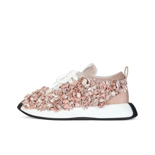 Giuseppe Zanotti GZ Fero Амортизация устойчивый к истиранию легкий термический низкий верх повседневная обувь женский серо-розовый