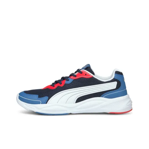 PUMA 90s Runner Устойчивые к истиранию амортизаторы Низкий топ Беговые кроссовки Мужской Синий