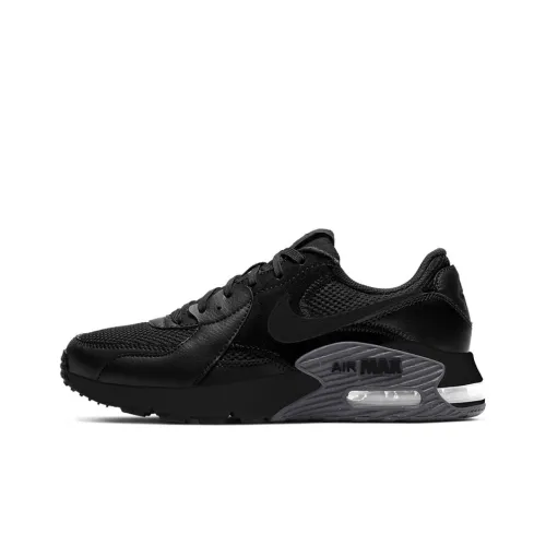 Nike Air Max Excee Low Беговые кроссовки Женские Черные Серые