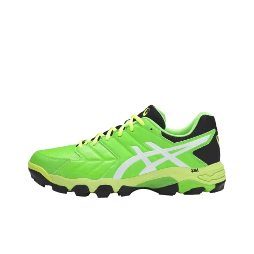 ASICS Гель Blackheath 6 Дышащий Легкий Устойчивый к истиранию Противоскользящий Низкий Топ Беговые кроссовки Мужские Зеленый Белый