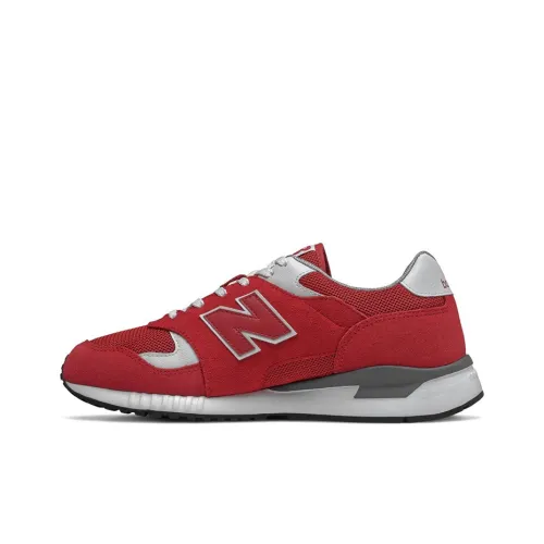 New Balance NB 570 Амортизация Устойчивый к истиранию Дышащий Низкий Верх Беговые кроссовки Мужские Красные