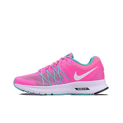 Nike Shock Absorbers Slip-Resistant Abrasion-Resistant Breathable Low-Top Running Shoes Women's Neon Pink Найк Шок Абсорберз Анти-Слип Анти-Абразивный Дышащие Низкие Кеды для Бега Женские Неон Розовый