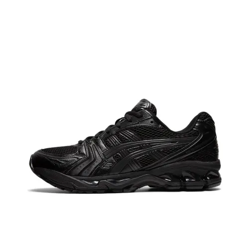 Asics Gel Kayano 14 Low Топ Беговые кроссовки Унисекс Черный